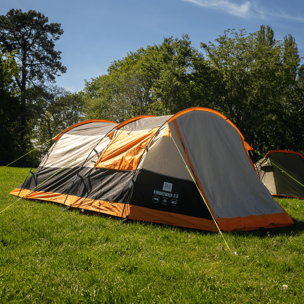 3 Berth Camping Tent with Blackout Bedroom and Waterproof Design