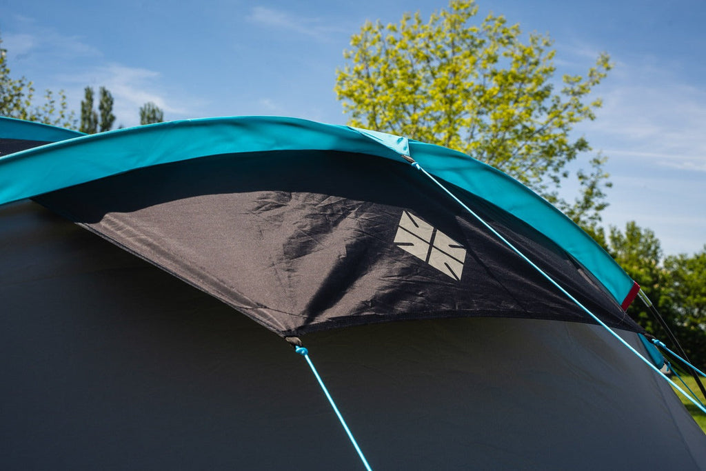 Spacious 6-Person Family Camping Tent with Blackout Bedrooms
