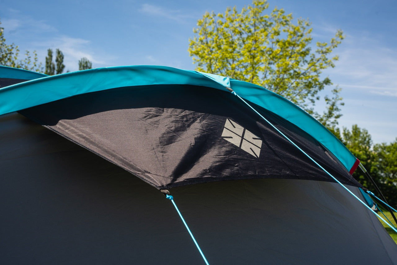 Spacious 6-Person Family Camping Tent with Blackout Bedrooms