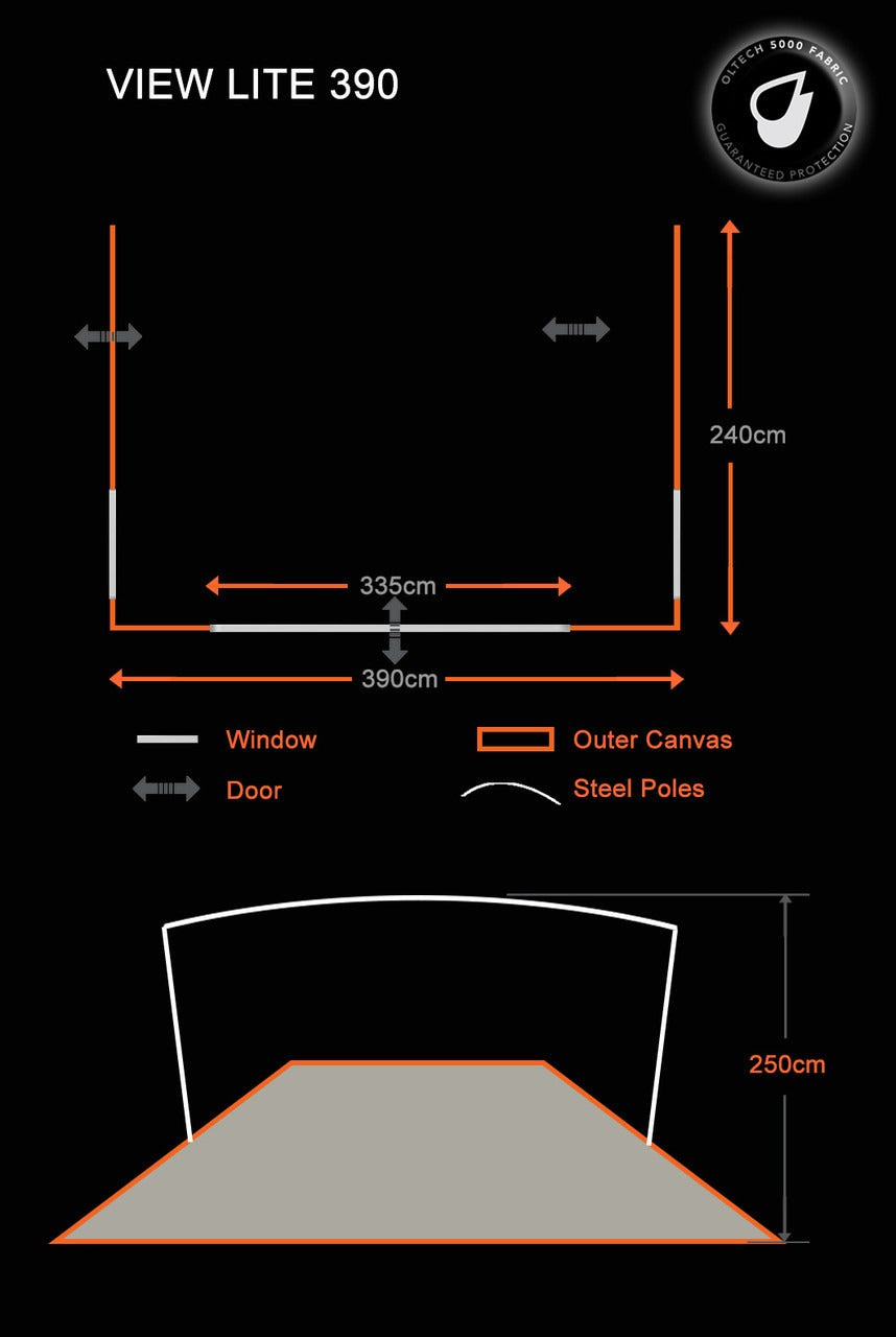 Spacious Caravan Porch Awning for Extra Living Space