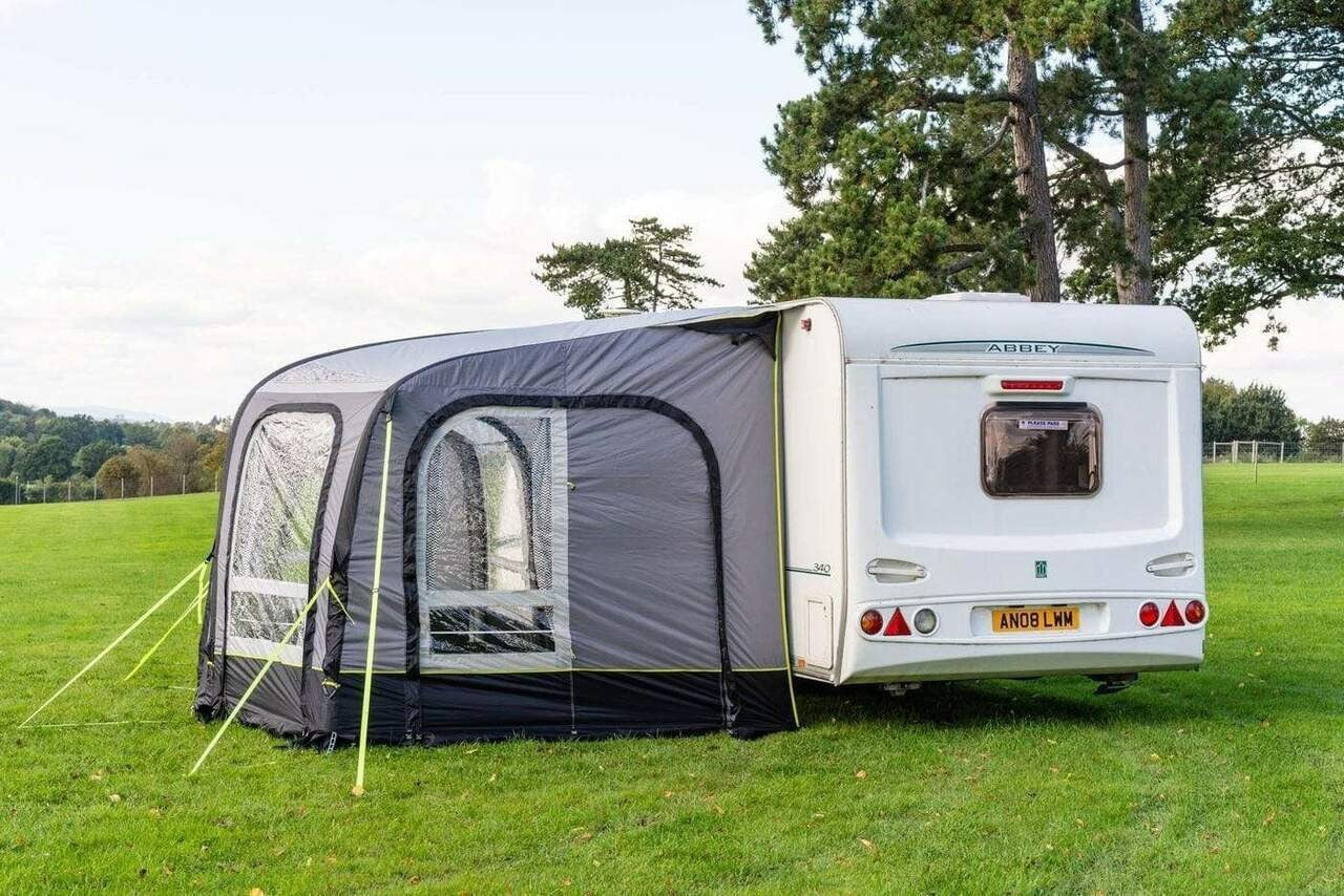 Inflatable Caravan Porch Awning with Detachable Extension