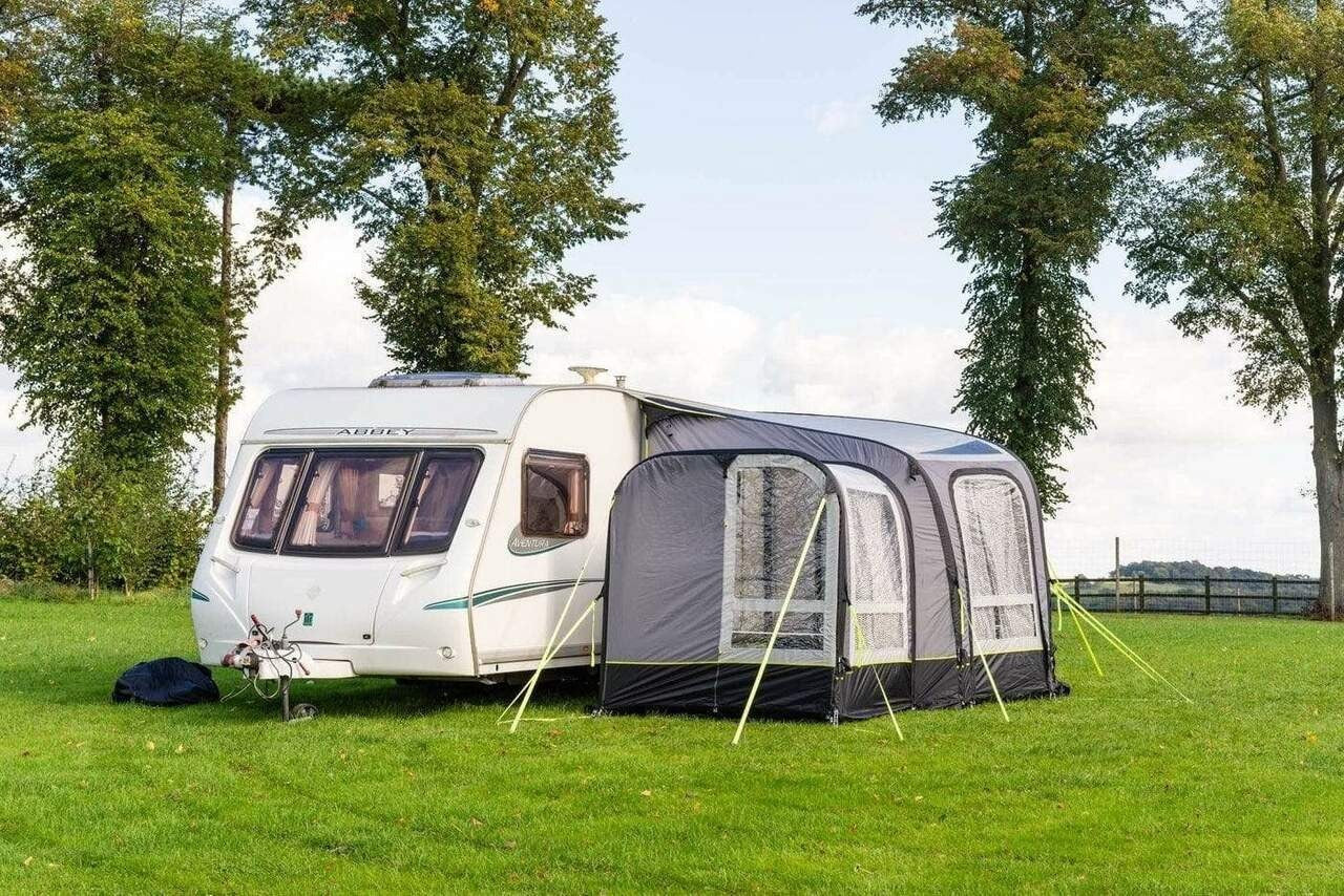 Inflatable Caravan Porch Awning with Detachable Extension