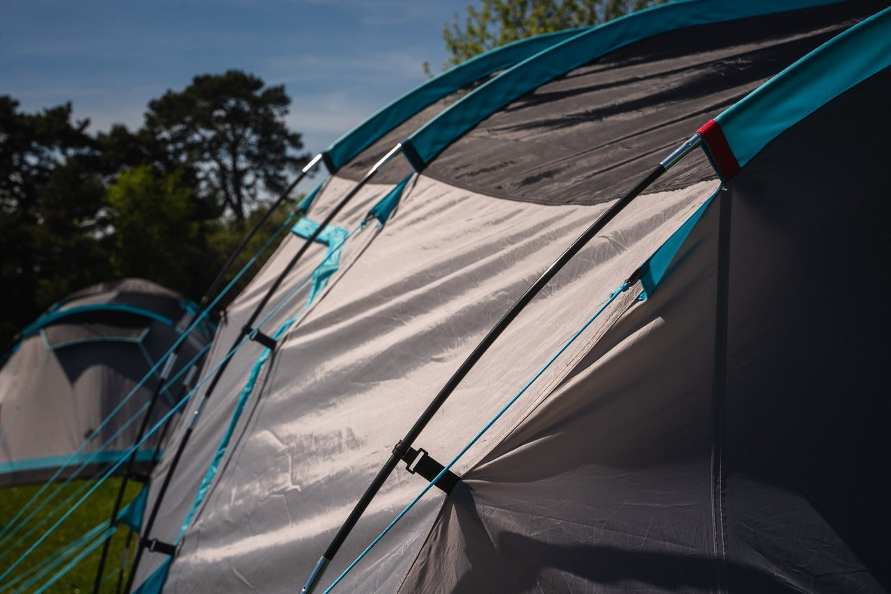 Spacious 6-Person Family Camping Tent with Blackout Bedrooms