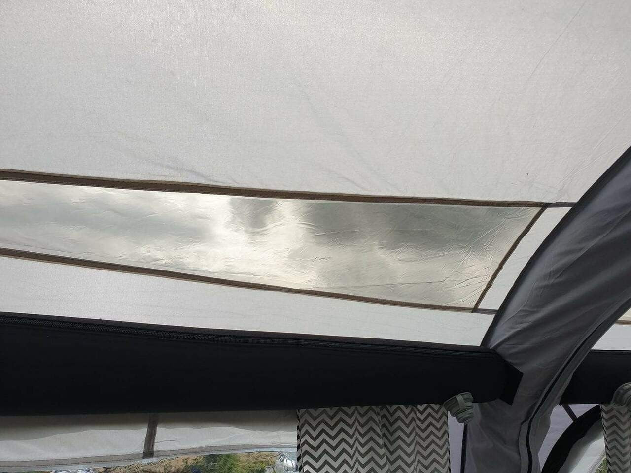 Inflatable Caravan Porch Awning with Detachable Extension