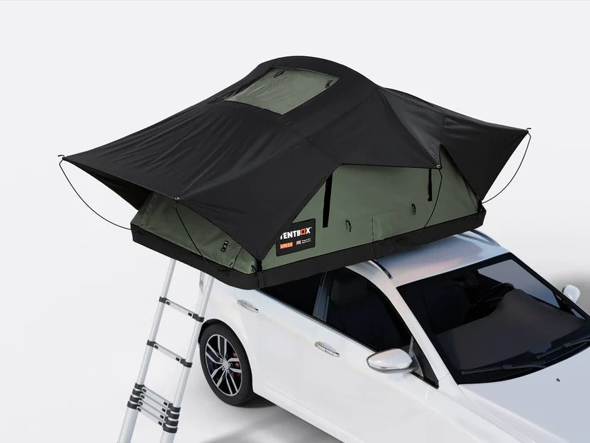 Compact 2-Person Roof Top Tent - Lightweight Car Camping Gear