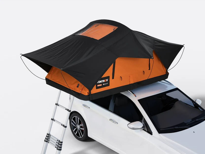 Compact 2-Person Roof Top Tent - Lightweight Car Camping Gear