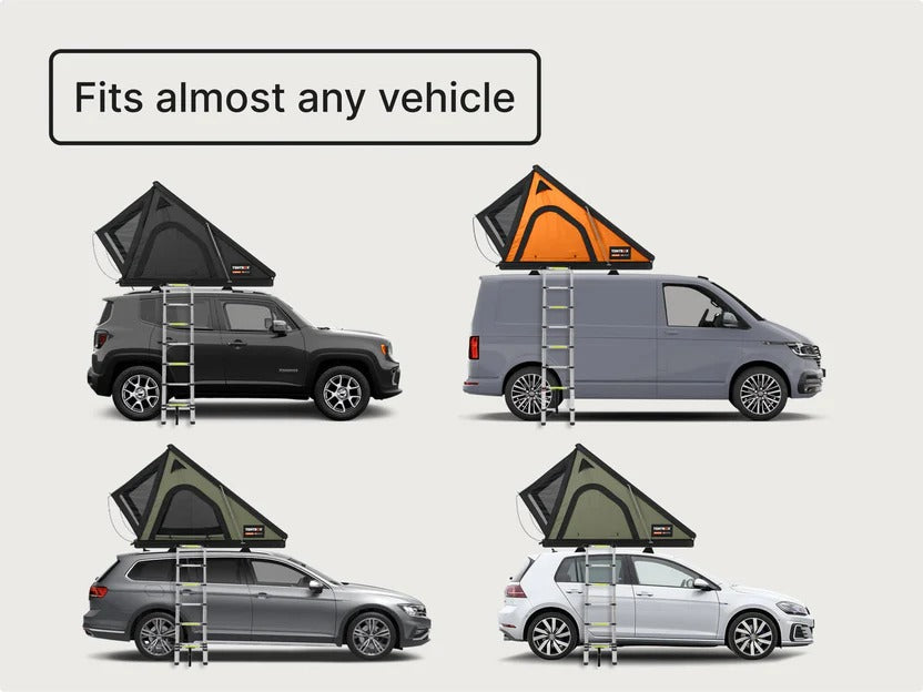 Rugged 2-Person Hard Shell Cargo Roof Top Tent
