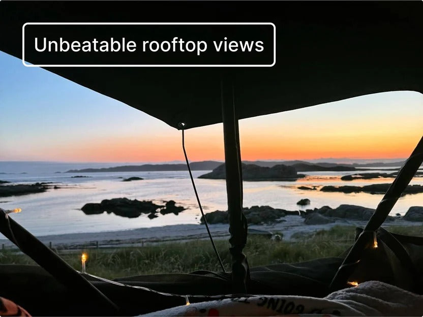 4-Person Roof Top Tent - Spacious Family Camping Solution