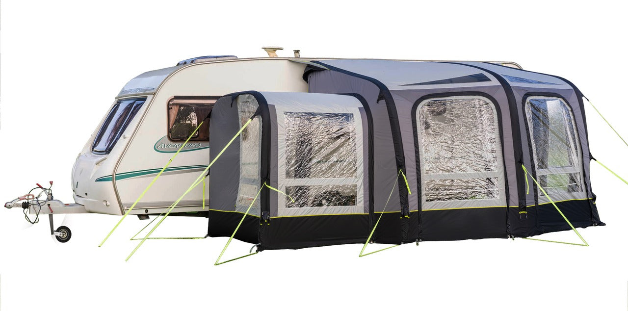 Inflatable Caravan Porch Awning with Detachable Extension