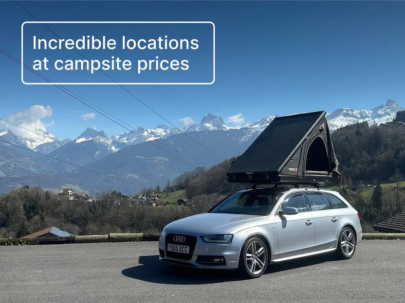 Rugged 2-Person Hard Shell Cargo Roof Top Tent