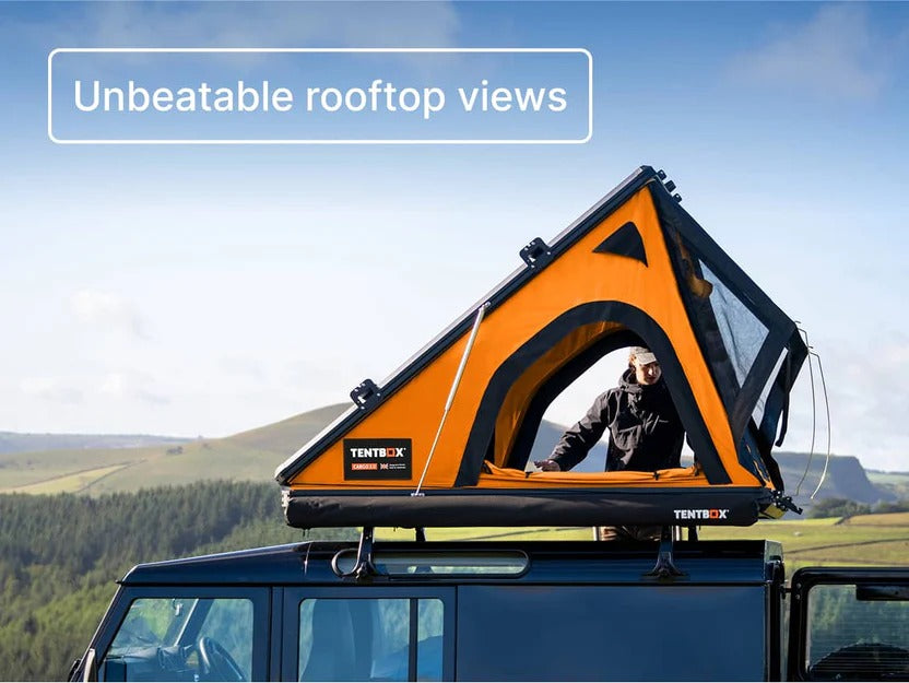 Rugged 2-Person Hard Shell Cargo Roof Top Tent