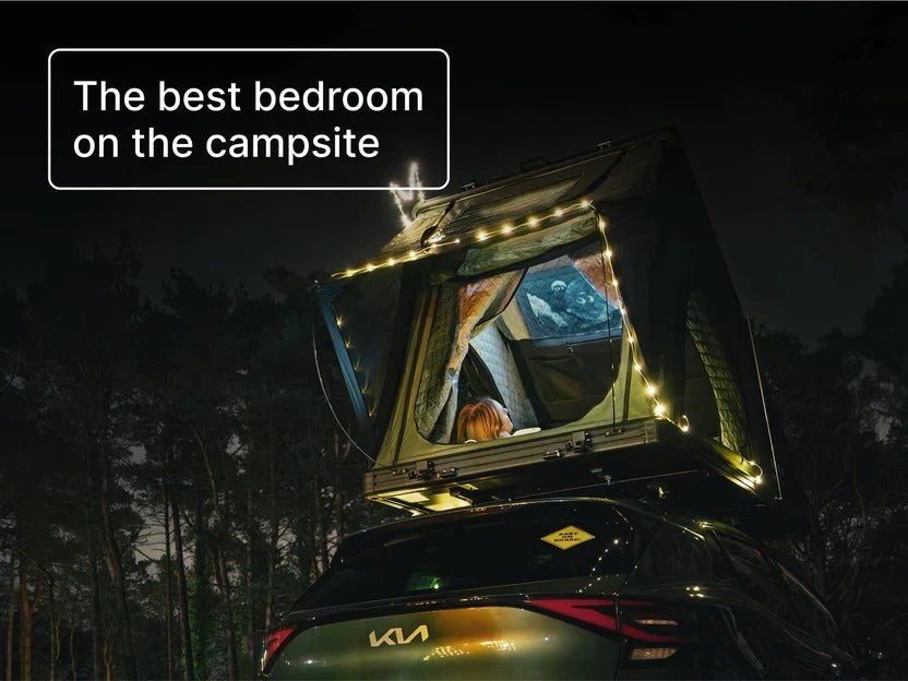 Rugged 2-Person Hard Shell Cargo Roof Top Tent