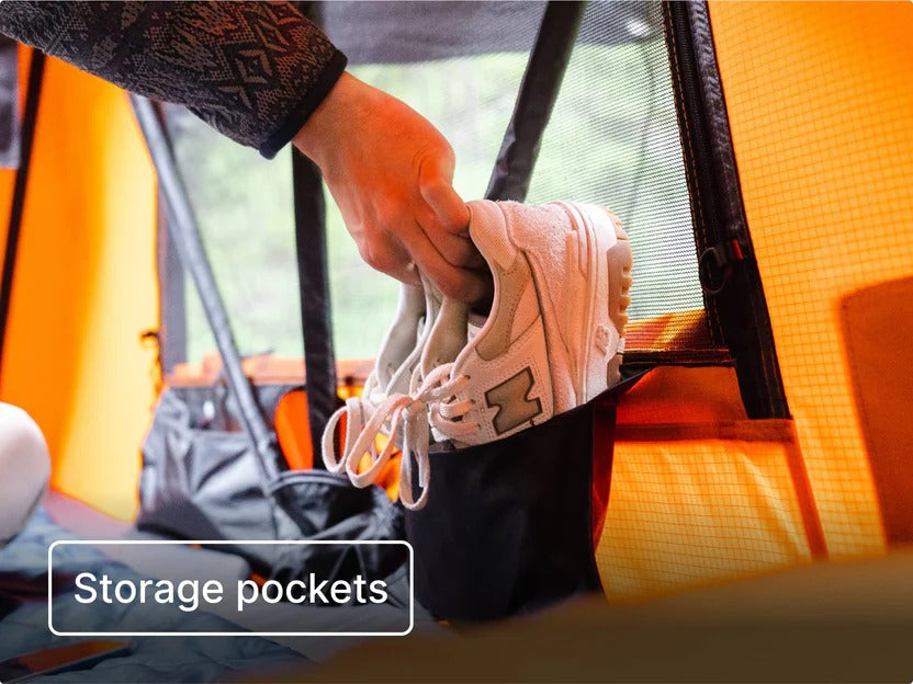Compact 2-Person Roof Top Tent - Lightweight Car Camping Gear