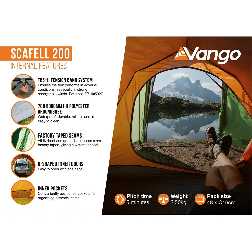 2-Person Lightweight Trekking Tunnel Tent