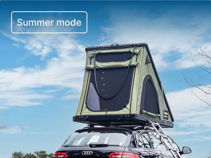 Rugged 2-Person Hard Shell Cargo Roof Top Tent