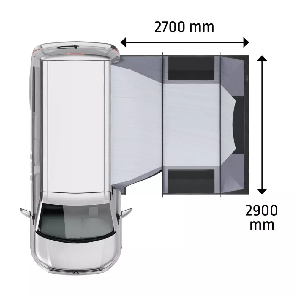 Portable Driveaway Awning for Campervans - Easy Setup
