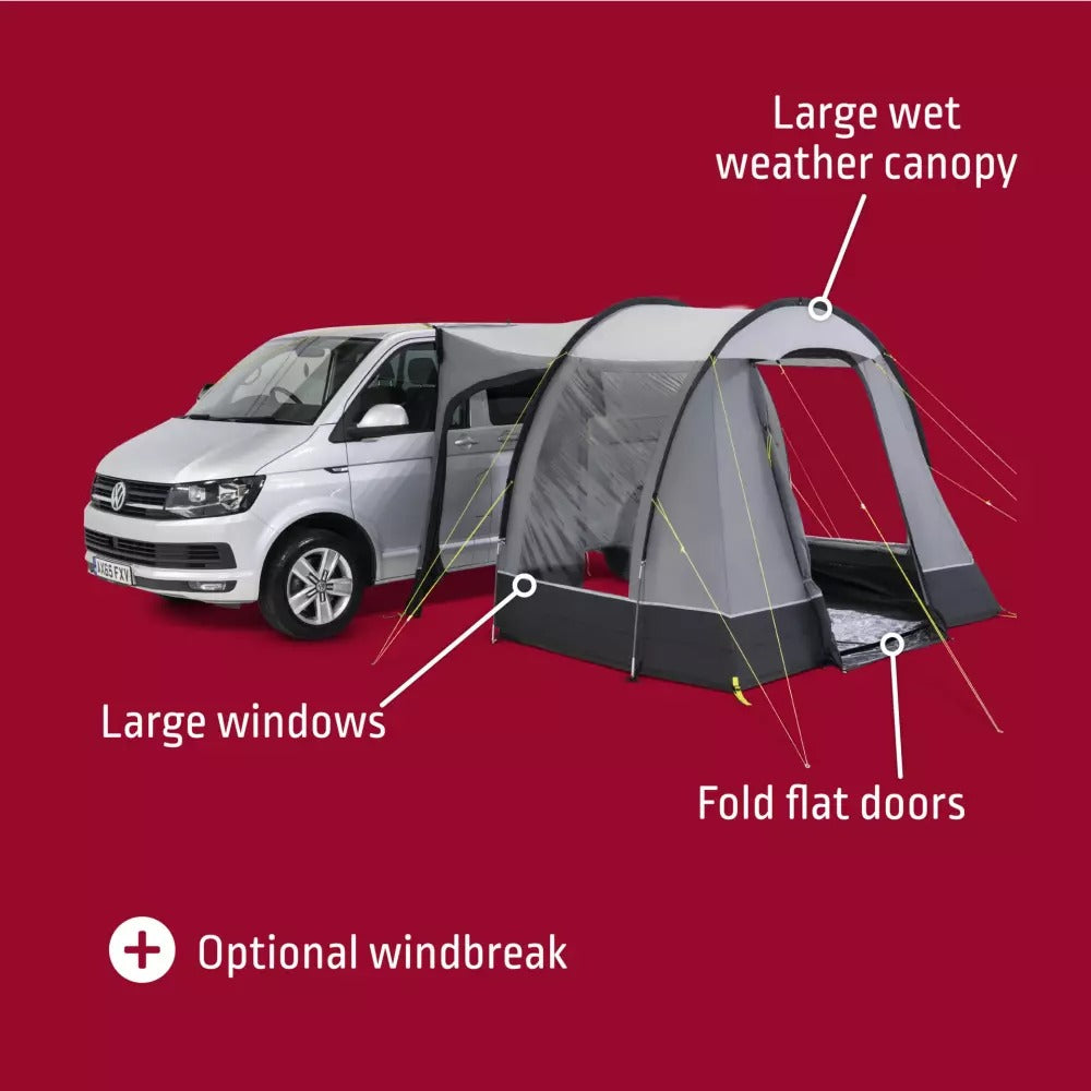 Portable Driveaway Awning for Campervans - Easy Setup