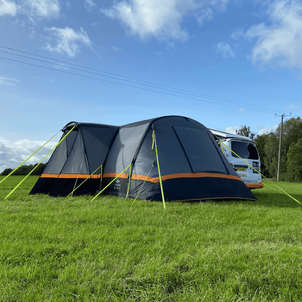 Inflatable Campervan Drive-Away Awning with 5 Berth Bedroom