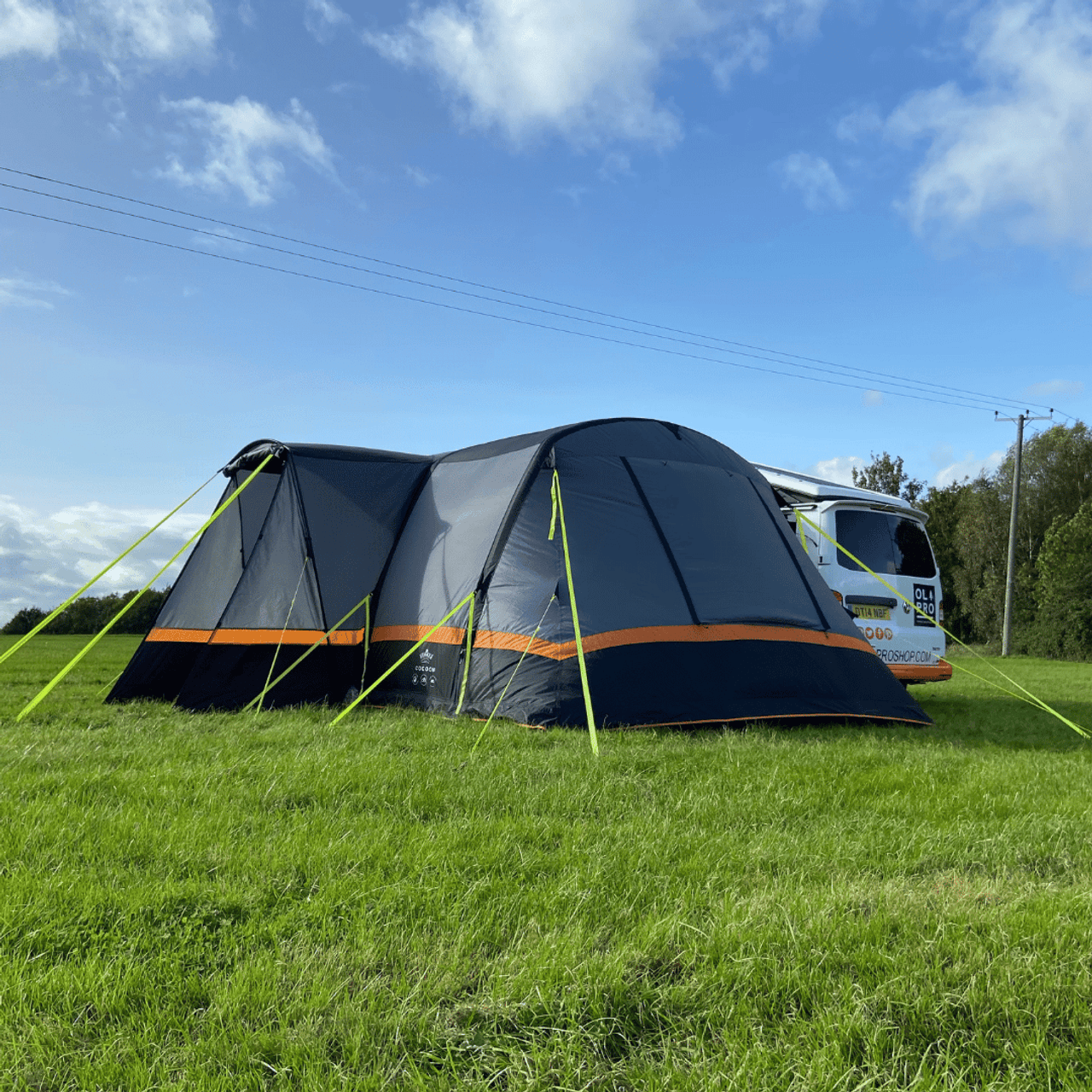 Inflatable Campervan Drive-Away Awning with 5 Berth Bedroom