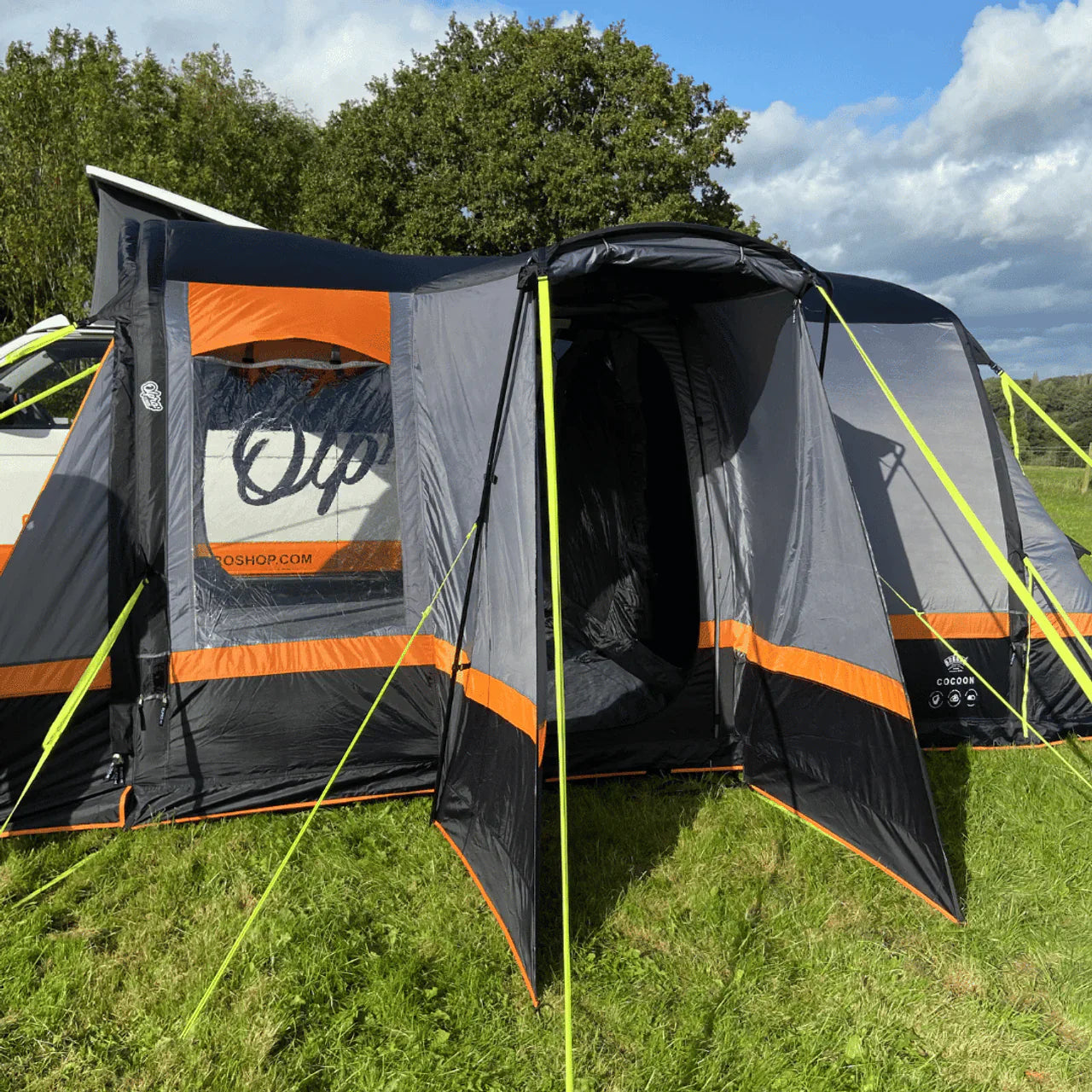 Inflatable Campervan Drive-Away Awning with 5 Berth Bedroom