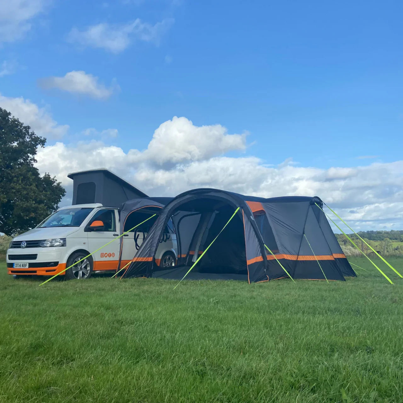 Inflatable Campervan Drive-Away Awning with 5 Berth Bedroom