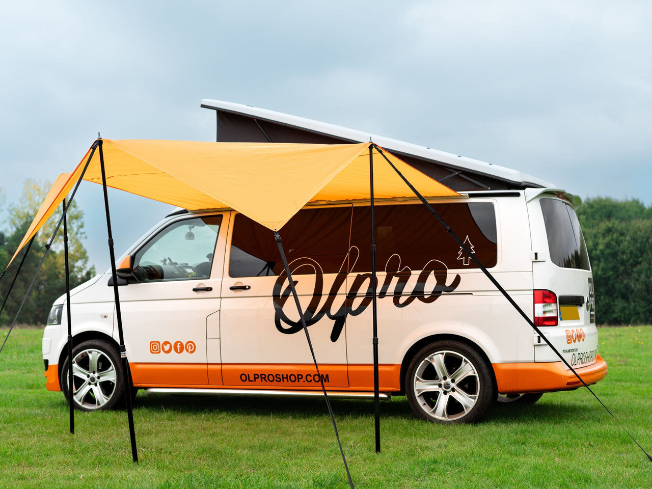 Multi-Purpose Campervan Canopy for Quick Setup