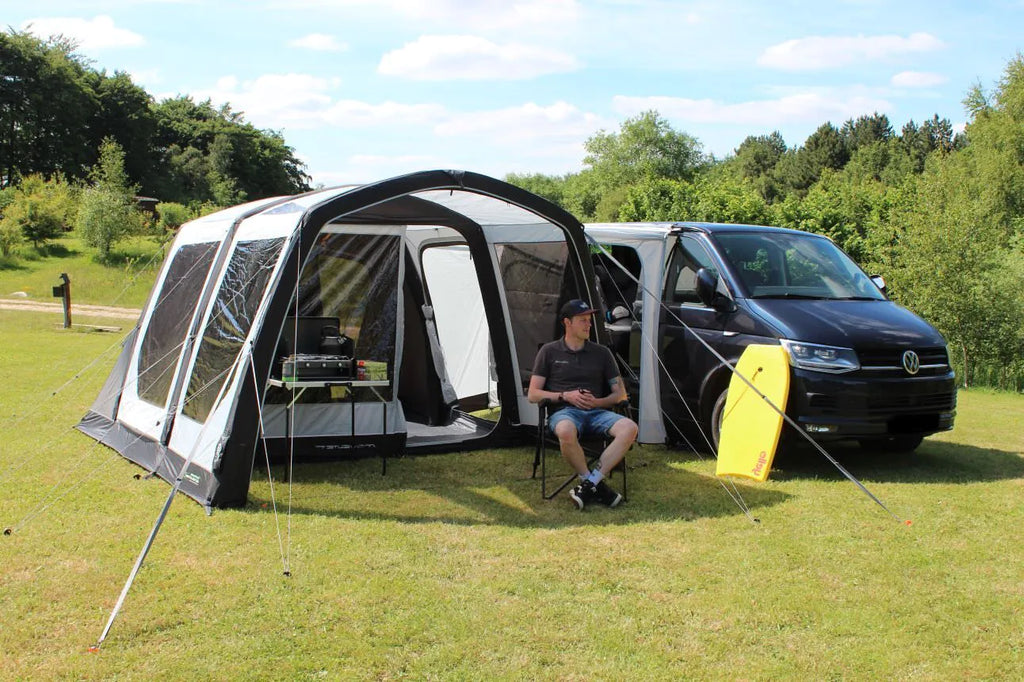Drive-Away Camper Van Awning for Low-Line Vehicles