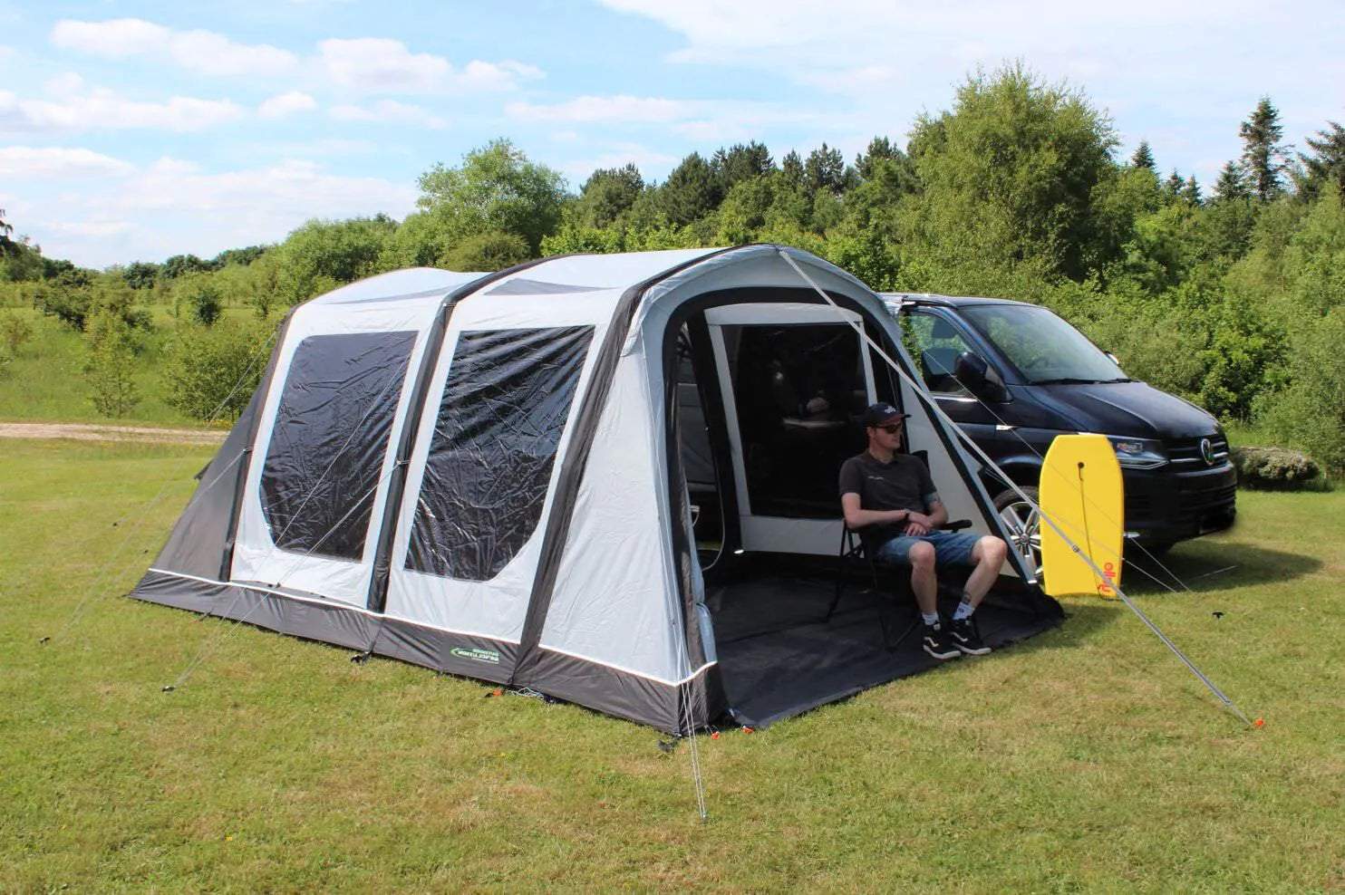 Drive-Away Camper Van Awning for Low-Line Vehicles